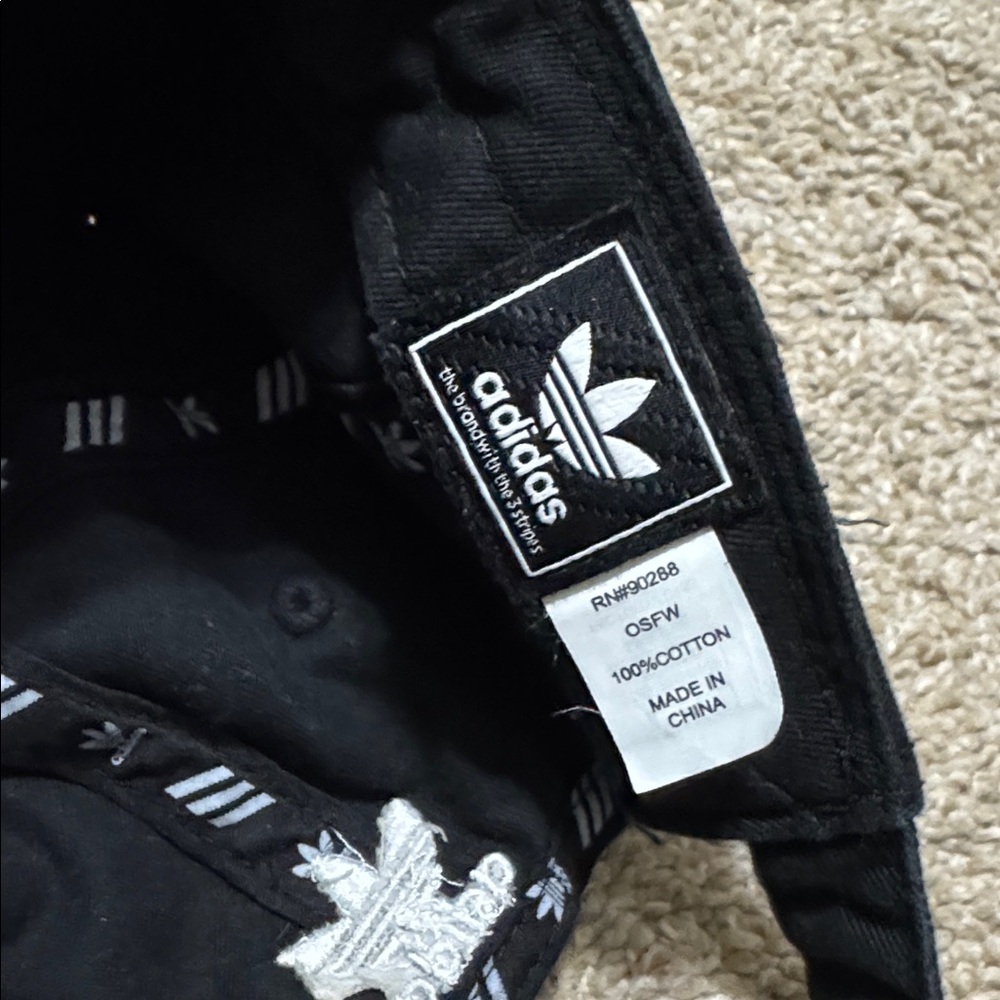 Women’s Adidas Logo Black/White - Picture 4 of 5